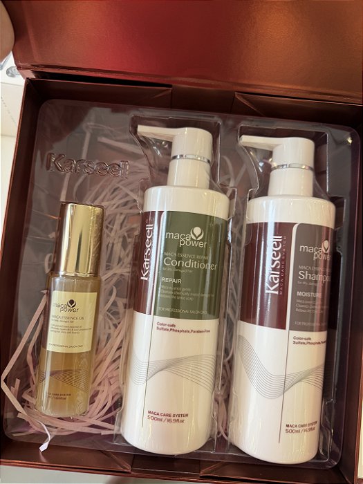 KIT KARSEELL OLEO + SHAMP 500ML +COND 500ML