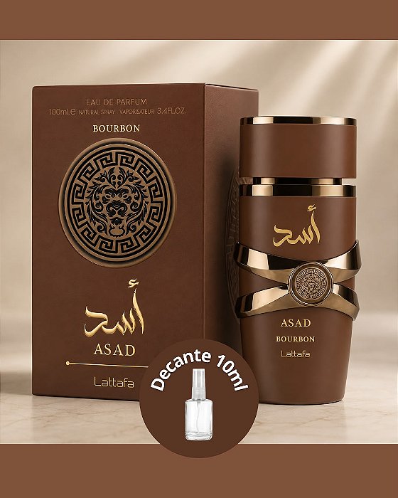 DECANT ASAD LATTAFA BOURBON MASCULINO - 10ML