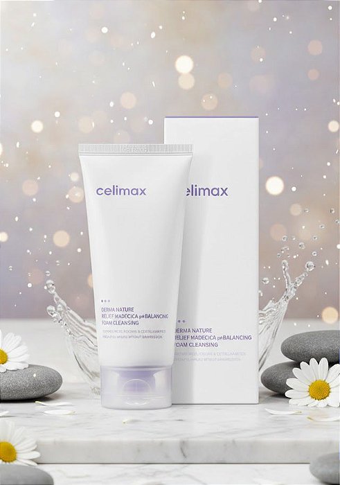 CELIMAX DERMA NATURE RELIEF MADECICA pH BALANCING FOAM CLEANSING-150ML