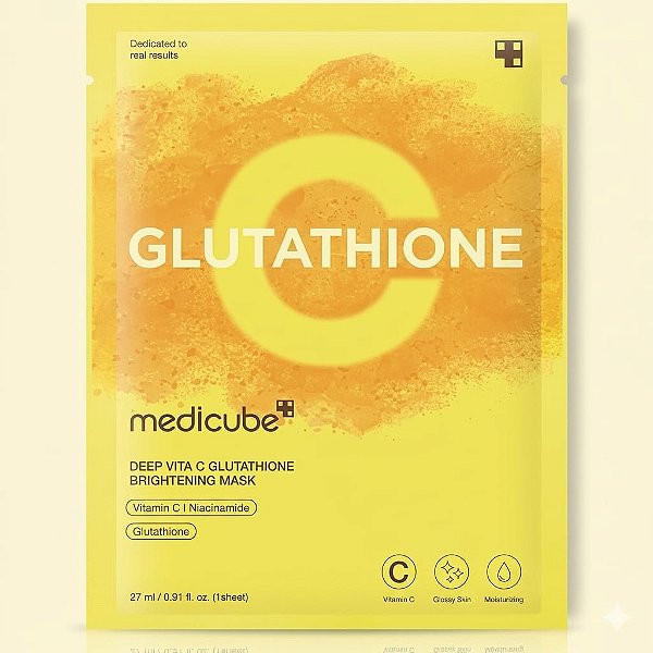 MEDICUBE DEEP VITA C GLUTATHIONE BIGHTENING MASK-UNIDADE