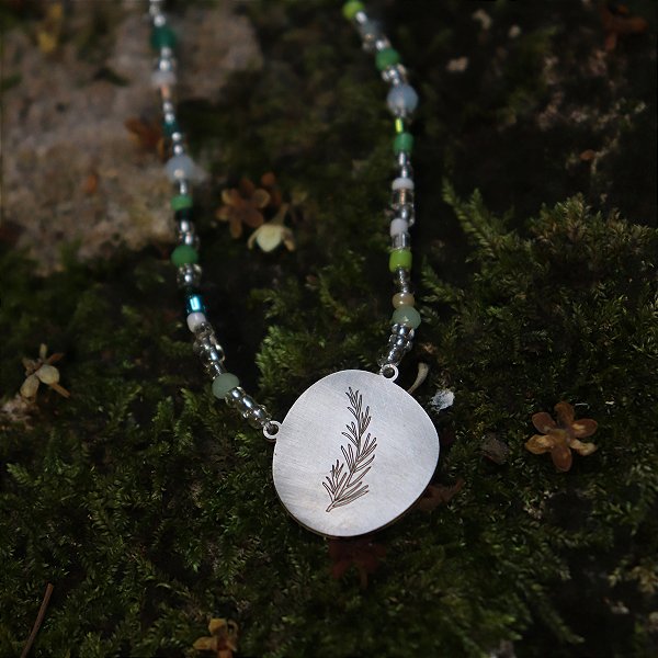 Colar alecrim Oxóssi