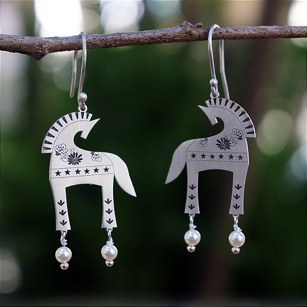 Brinco cavalo "Calçada"