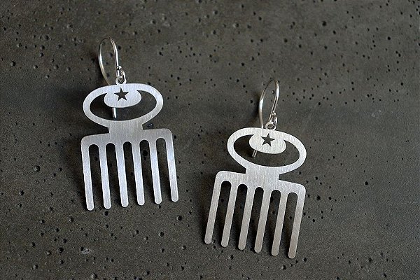 Brinco Adinkra Pente