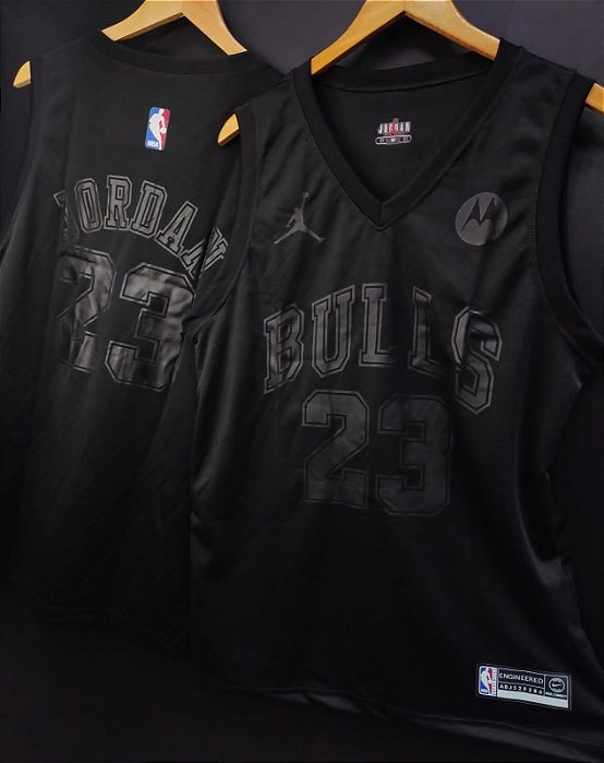 Camisetas Plus Size Regata Chicago Bulls Total Black