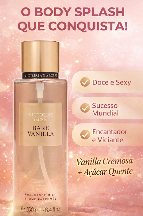BODY SPLASH BARE VANILLA VICTORIA'S SECRET 250 ML