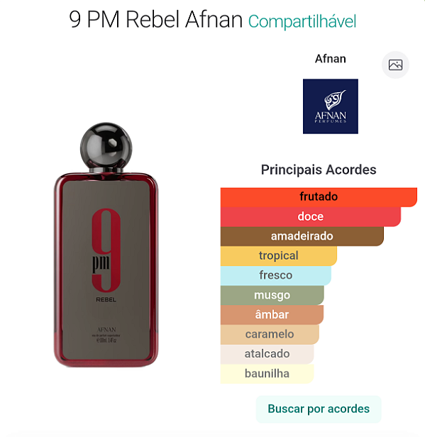 PERFUME 9PM REBEL AFNAN 100 ML