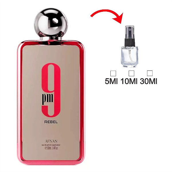 Perfume de Bolso 9 PM REBEL - AFNAN Masculino
