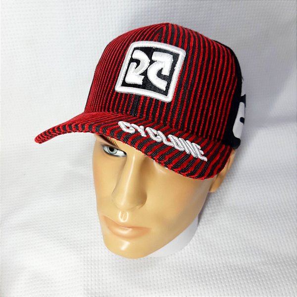 Boné da  Cyclone vermelho  Bordado