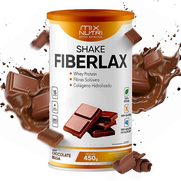 SHAKE FIBER LAX 450g MIX NUTRI DELICIOSOS SABORES
