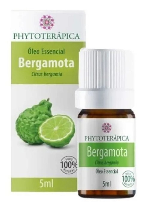 Óleo Essencial De Bergamota Phytoterápica 5ml 100% Puro