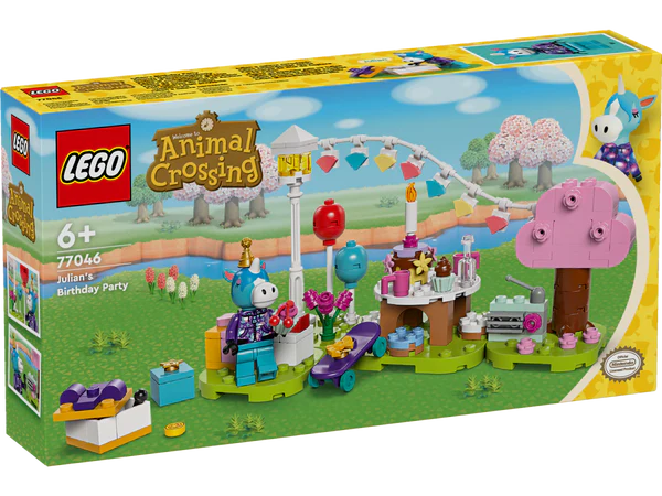 Lego Animal Crossing - Festa de aniversario do Julian 77046