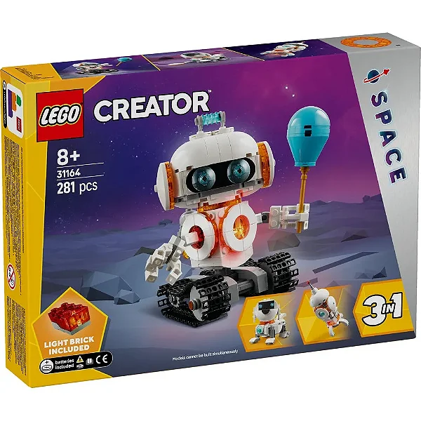 Lego Creator 3 em 1 - Robô espacial Creator 31164