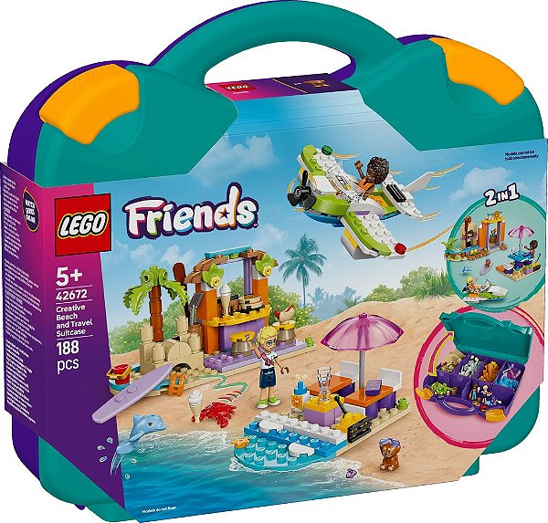 Lego Friends - Mala de Praia e Viagem Criativa 42672