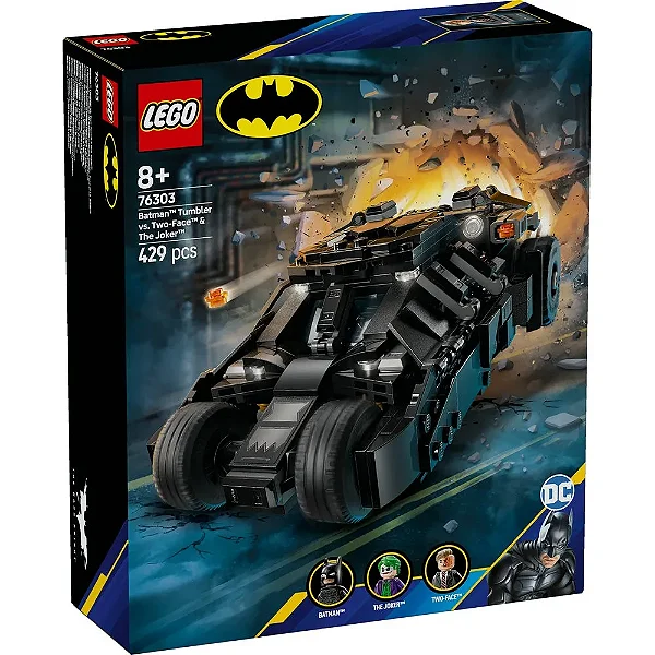 Lego Super Heroes  Tumbler do Batman vs Duas-Caras e o Coringa 76303