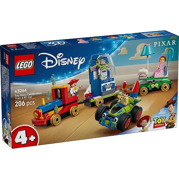 Lego Disney - Trem de Celebração e Carro RC Toy Story 43264