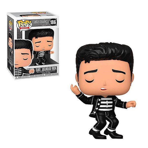 Funko Pop 186 Elvis Presley Jailhouse Oficial