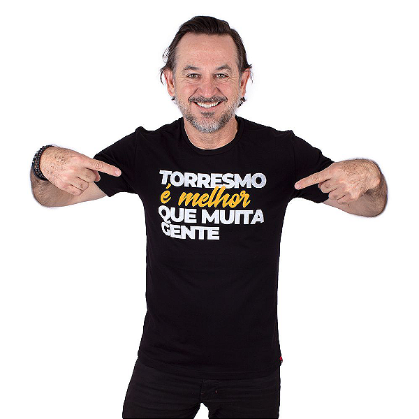 Camiseta Torresmo É Melhor Preta.