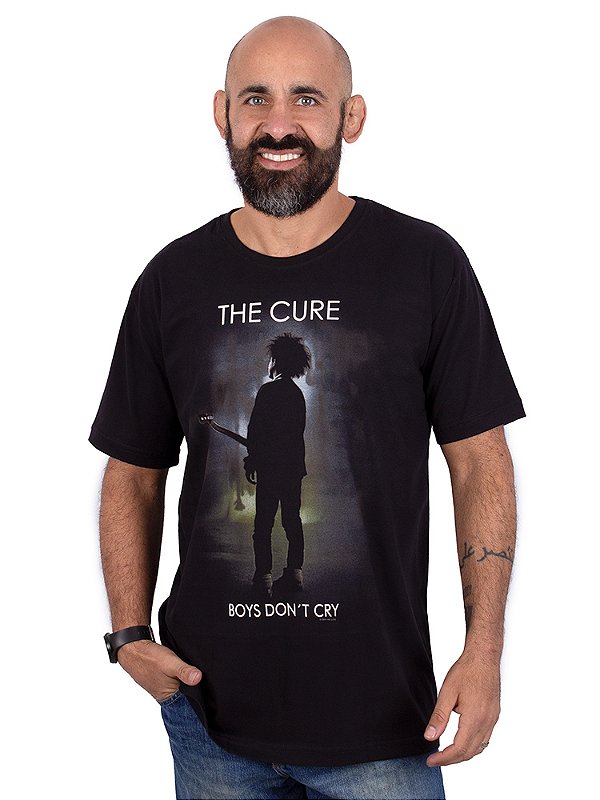Camiseta The Cure Boys Dont Cry Preta Oficial