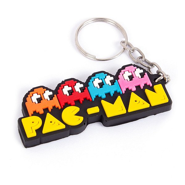 Chaveiro Pac Man Emborrachado