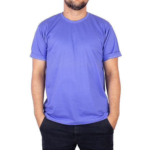 Camiseta Básica Azul Anil.