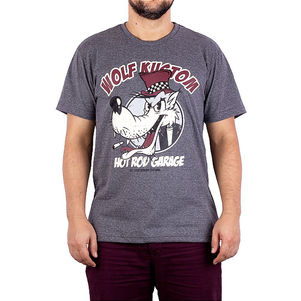 Camiseta Wolf Custom Grafite.