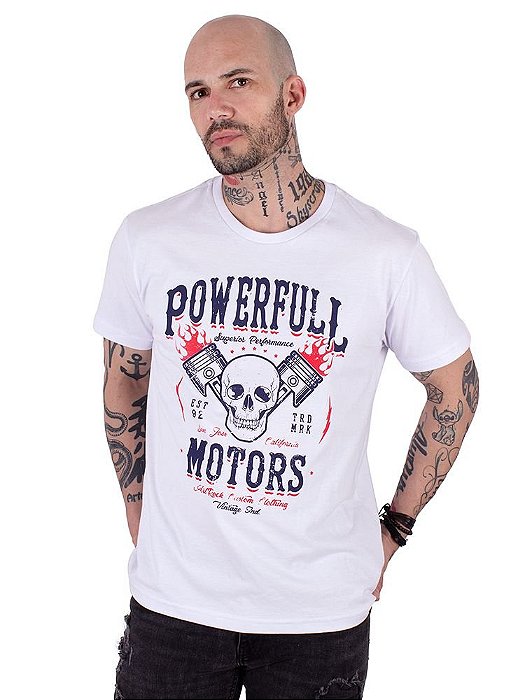 Camiseta PowerFull Branco.