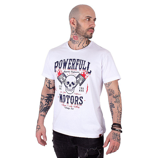 Camiseta PowerFull Branco.
