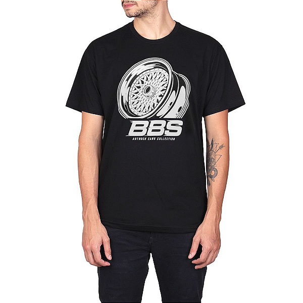 Camiseta Roda BBS Preta.
