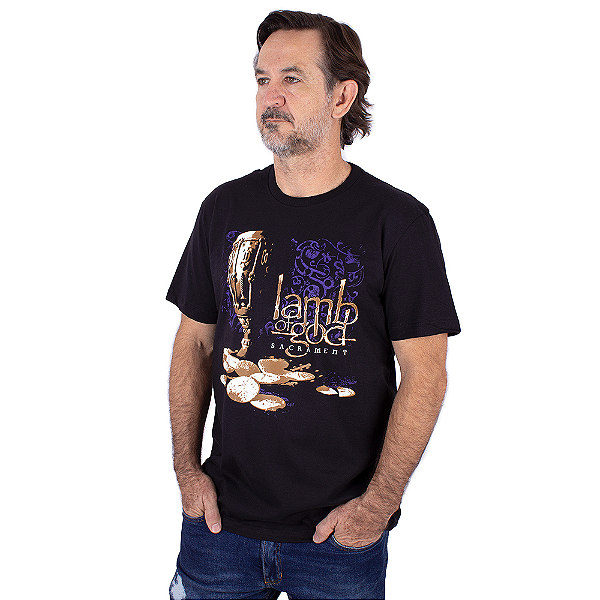 Camiseta Lamb Of God Preta Oficial