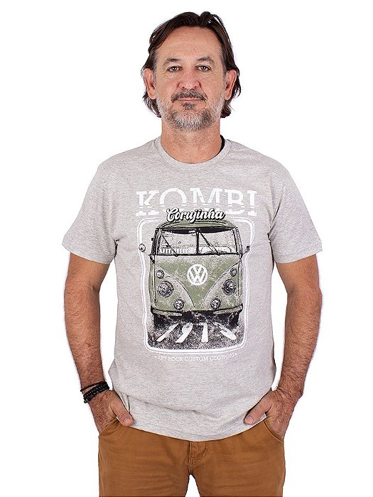 Camiseta Kombi 1973 Gelo Mescla.