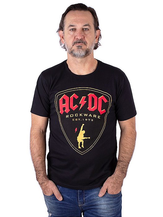 Camiseta ACDC Rockware Preta Oficial