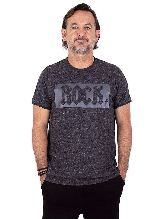 Camiseta Rock Botone Preta.