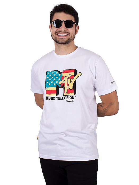 Camiseta MTV Branca Oficial