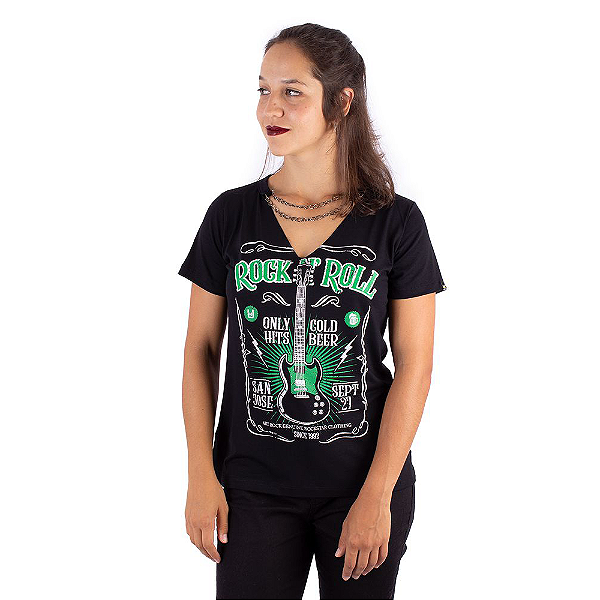Blusa Corrente Rock Only Hits Preta