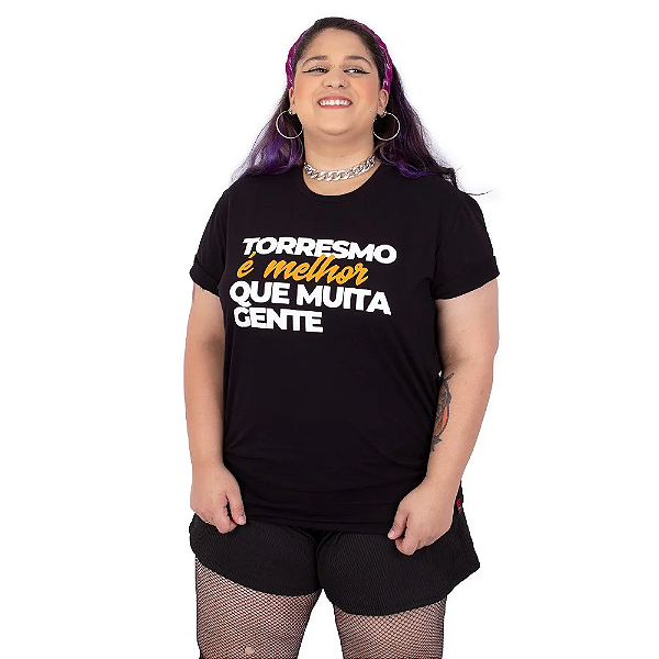 Camiseta Torresmo É Melhor Preta.