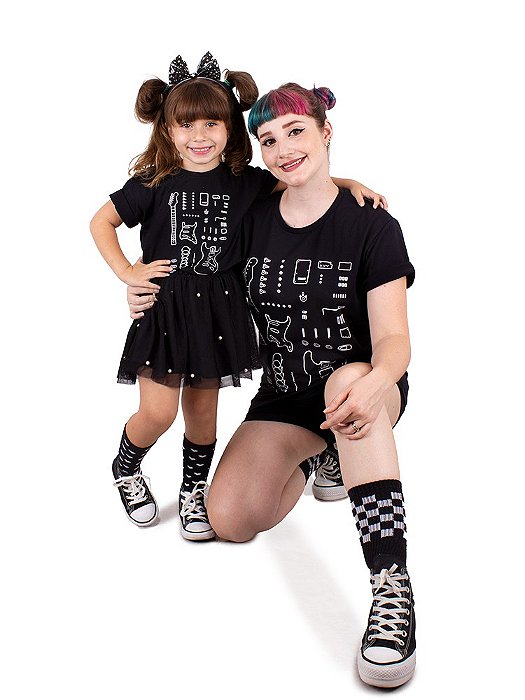 Roupas de rock sales infantil feminina