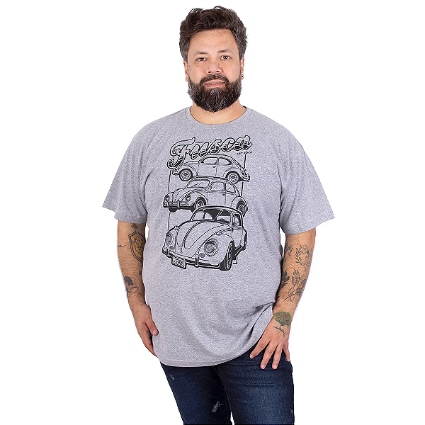 Camiseta Plus Size Fusca Versões.