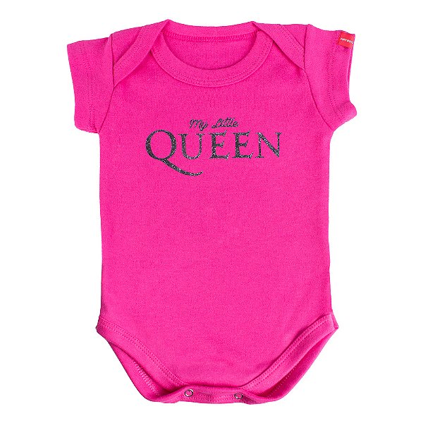 Body Bebê Little Queen - Rosa Pink