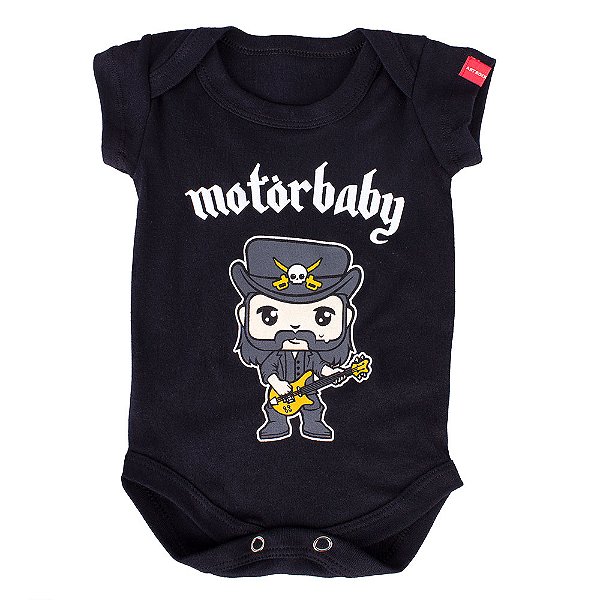 Body Bebê Motorbaby - Preta