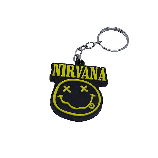 Chaveiro Nirvana Emborrachado