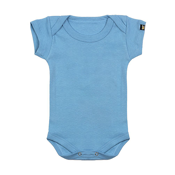 Body Bebê Básico Azul Náutico