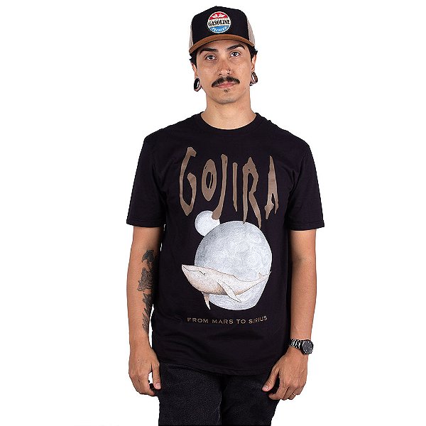 Camiseta Gojira From Mars To Sirius Preta Oficial