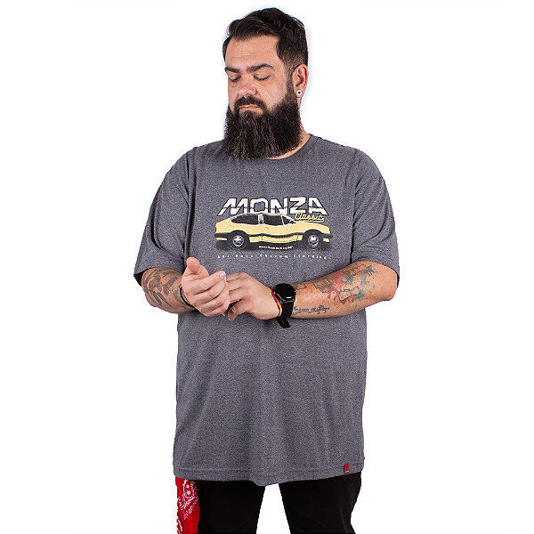 Camiseta Plus Size Monza Classic.