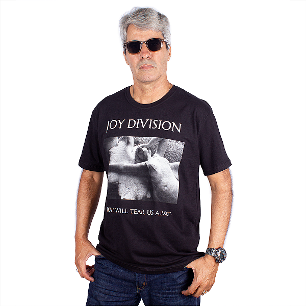 Camiseta Joy Division Love Will Tear Us Apart Preta - Oficial