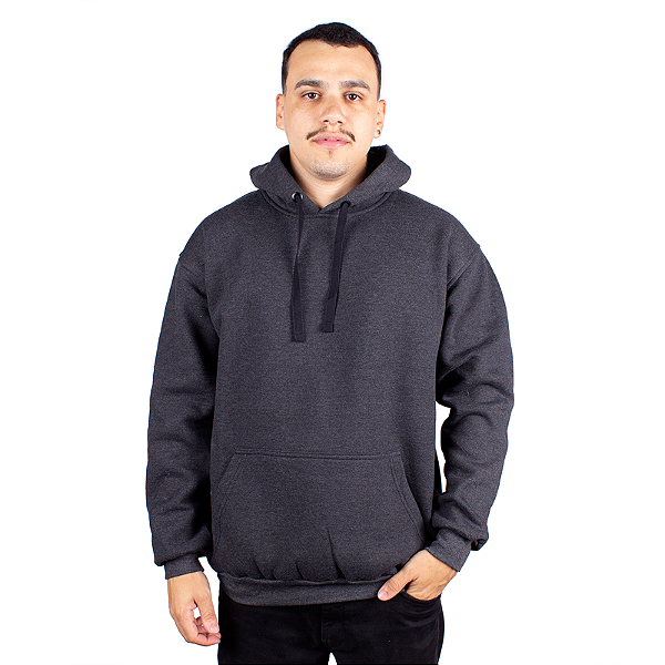 Moletom Canguru Básico Grafite