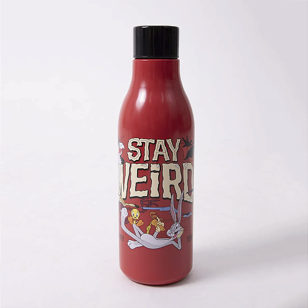 Garrafa Cantil Térmica Looney Tunes Stay Weird - Oficial