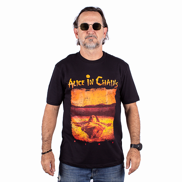 Camiseta Alice In Chains Dirt Preta - Oficial