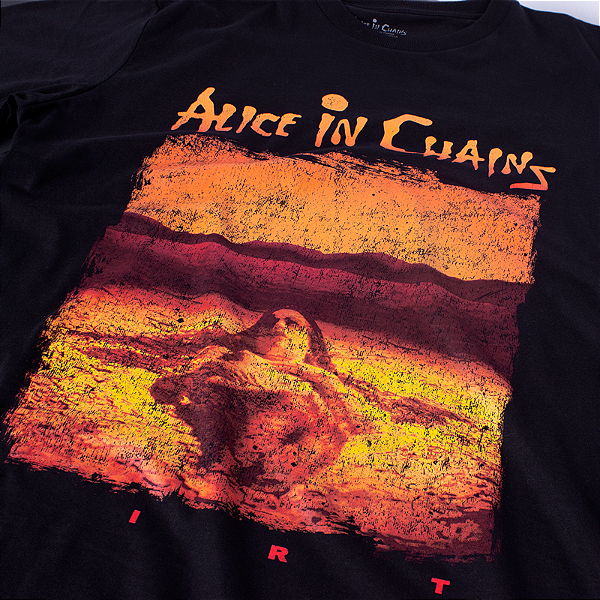 Alice In Chains - Camiseta De Perro Para Hombre | Producto Con Licencia Oficial, Negro