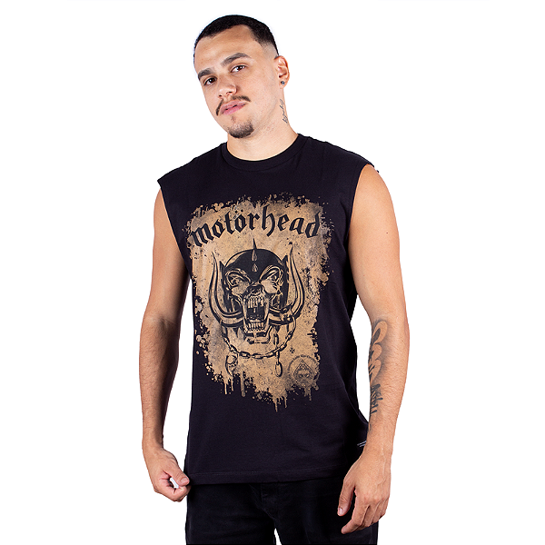 Regata Motorhead Everything Louder Preta - Oficial