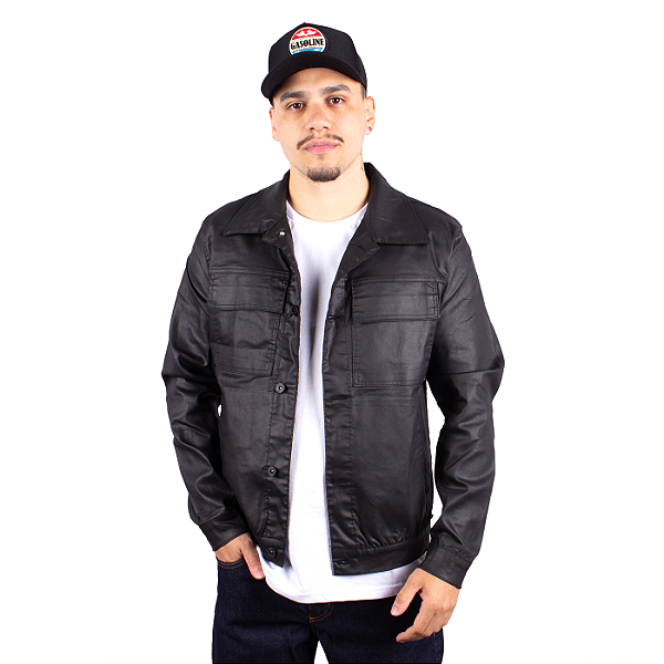 Jaqueta Masculina Resinada - Preta